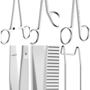 ASA DENTAL (Adson + Gillies + Ψαλίδι Goldman-Fox + Βαμβακολαβίδα + Λαβίδα Semken-Taylor + Tongue depressor-lip retractors)
